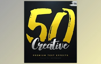 Download 50 Creative Text Effects <span class='badge badge-warning'>Bundle</span> Two Graphicriver-21206282 (PSD, ASL)