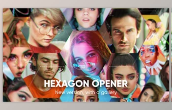 Download Hexagon Opener (Videohive <span class='badge badge-warning'>27008717</span>) - AE Project