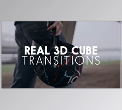Real 3D Cube Transition – Motionarray 781226