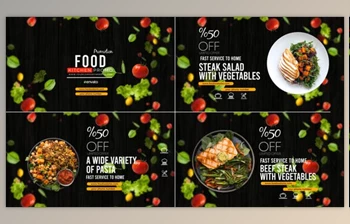Download <span class='badge badge-warning'>Food</span> Promo (Videohive 30358098) - AE Project