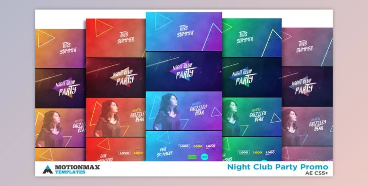 Download Night Club Party Promo (Videohive 23990406) - AE Project