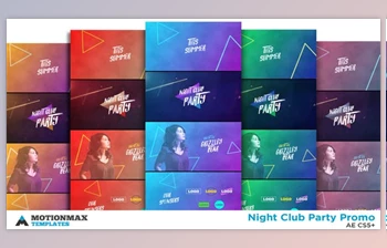 Download Night <span class='badge badge-warning'>Club</span> Party Promo (Videohive 23990406) - AE Project
