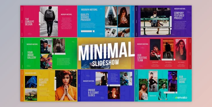 Download Minimal Slideshow (Videohive 23240776) - AE Project