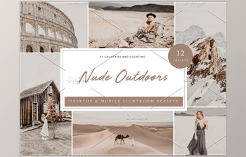 Download 12 x Lightroom Presets, Nude <span class='badge badge-warning'>Outdoor</span> CreativeMarket-5962675 (DNG, LRTEMPLATE, XMP)
