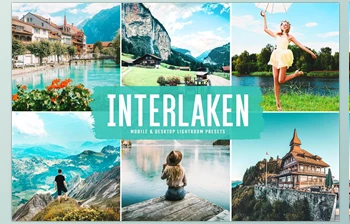 Download Interlaken Pro Lightroom Presets <span class='badge badge-warning'>CreativeMarket-6013087</span> (DNG, XMP, LRTEMPLATE, PDF, ATN)