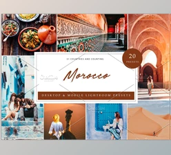 Download 20 x Lightroom Presets, Morocco CreativeMarket-5962635 (DNG, XMP, LRTEMPLATE)