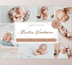 Download 4 x Lightroom Presets Rustic Newborn CreativeMarket-5962692 (XMP, LRTEMPLATE, DNG, JPG)