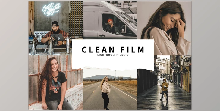Download 10 Clean Film Lightroom Presets CreativeMarket-5978546 (LRTEMPLATE)
