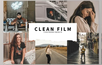 Download 10 <span class='badge badge-warning'>Clean</span> Film Lightroom Presets CreativeMarket-5978546 (LRTEMPLATE)