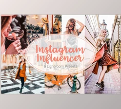 Influencer – Lightroom Preset Pack CreativeMarket-5910397 (DNG)