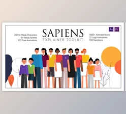 Sapiens Explainer Toolkit AE & PR MOGRTs (Videohive 26675596)