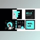 Download Typography black white post instagram - AE Project Videohive 31370702