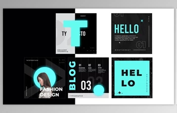 Download Typography black white <span class='badge badge-warning'>post</span> instagram - AE Project Videohive 31370702