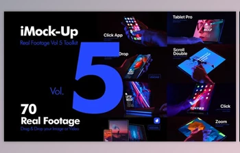 iMock-Up Real Footage <span class='badge badge-warning'>Vol</span> <span class='badge badge-warning'>5</span> Toolkit (Videohive 24813802)