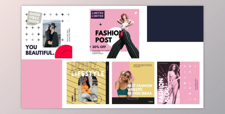 Download Fashion serif post instagram - AE Project 31424451