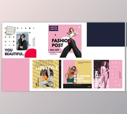 Download Fashion serif post instagram - AE Project Videohive 31424451