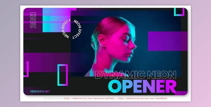 Download Fashion Neon. Musical Dynamic Opener - AE Project 31424026