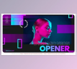 Download Fashion Neon. Musical Dynamic Opener - AE Project Videohive 31424026