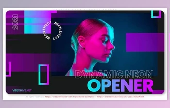 Download Fashion Neon. <span class='badge badge-warning'>Musical</span> Dynamic Opener - AE Project Videohive 31424026