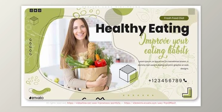 Download Healthy Food. Diet Promo - AE Project 31382431