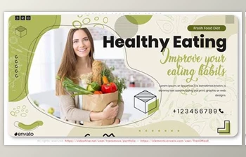 Download Healthy Food. <span class='badge badge-warning'>Diet</span> Promo - AE Project Videohive 31382431