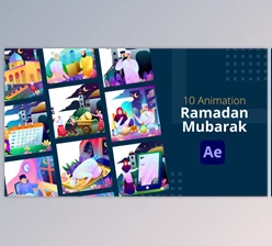 Download Ramadan Mubarak Animation | After Effects - AE Project Videohive 31361722
