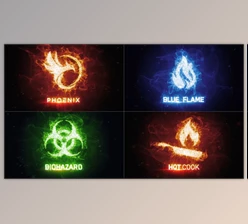 Download Particle Fire Energy Logo Reveal - AE Project Videohive 30471318