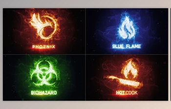 Download Particle Fire <span class='badge badge-warning'>Energy</span> Logo Reveal - AE Project Videohive 30471318