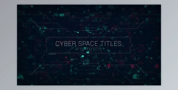 Download Cyber Space Titles & Trailer - AE Project 31366373