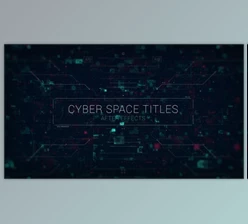 Download Cyber Space Titles & Trailer - AE Project Videohive 31366373