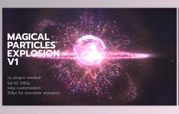 Magical Particles Explosion <span class='badge badge-warning'>V1</span> – Motionarray 784057