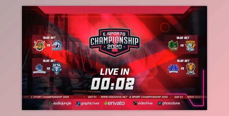Download Esport Broadcast Package - AE Project 30275809