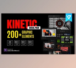Download Kinetic Social Pack - AE Project Videohive 27596918