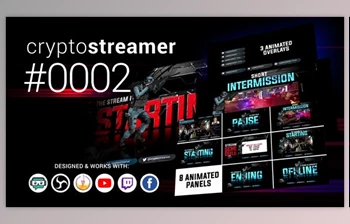 Download CryptoStreamer #<span class='badge badge-warning'>0002</span> - AE Project Videohive 31383793
