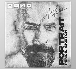 Download Sketch Portrait – Pencil Photoshop Action GraphicRiver-30365021 (ATN, ABR, PAT)