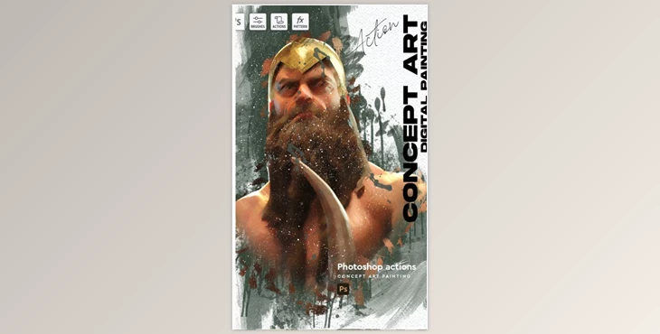Download Concept Art – Digital Painting Photoshop Action GraphicRiver-30363879 (ATN, ABR, PAT)