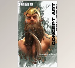 Download Concept Art – Digital Painting Photoshop Action GraphicRiver-30363879 (ATN, ABR, PAT)