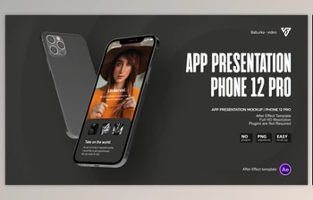 Download App Presentation Mockup | <span class='badge badge-warning'>Phone</span> 12 Pro (<span class='badge badge-warning'>Videohive</span> 29481373) - AE <span class='badge badge-warning'>Project</span>