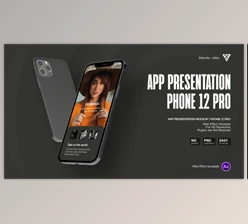 Download App Presentation Mockup | Phone 12 Pro (Videohive 29481373) - AE Project