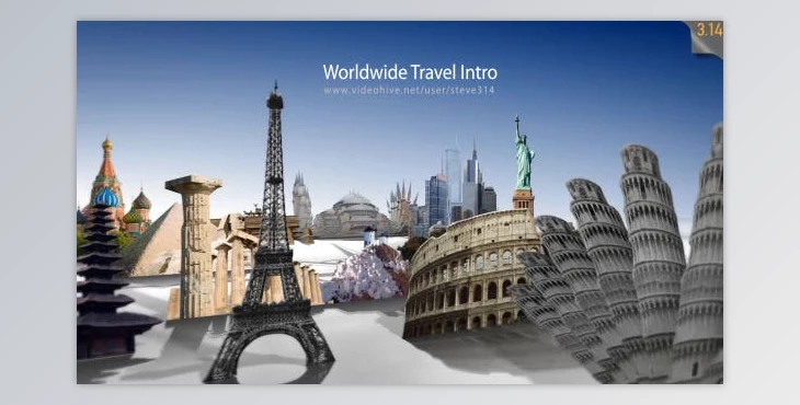 Download Worldwide Travel Intro / Show (Videohive 595143) - AE Project