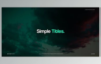 Download <span class='badge badge-warning'>Simple</span> Titles (<span class='badge badge-warning'>Videohive</span> 20516045) - AE <span class='badge badge-warning'>Project</span>