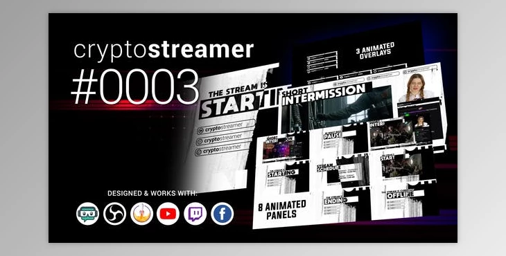 Download CryptoStreamer #0003 (Videohive 31450569) - AE Project