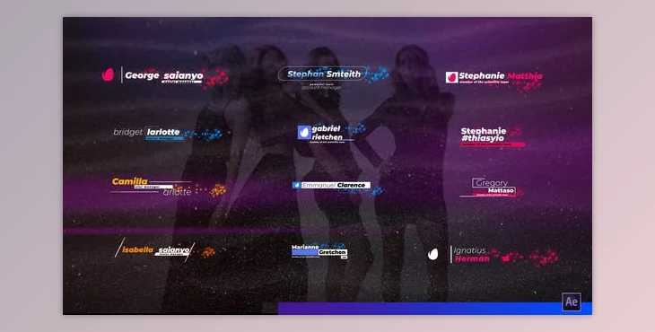 Download Creative and Modern Lower Thirds (Videohive 31448091) - AE Project