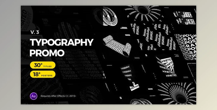 Download Animated Typography Promo (Videohive 24678801) - AE Project