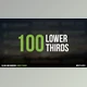 Download 100 Lower Thirds (Videohive 17408181) - AE Project