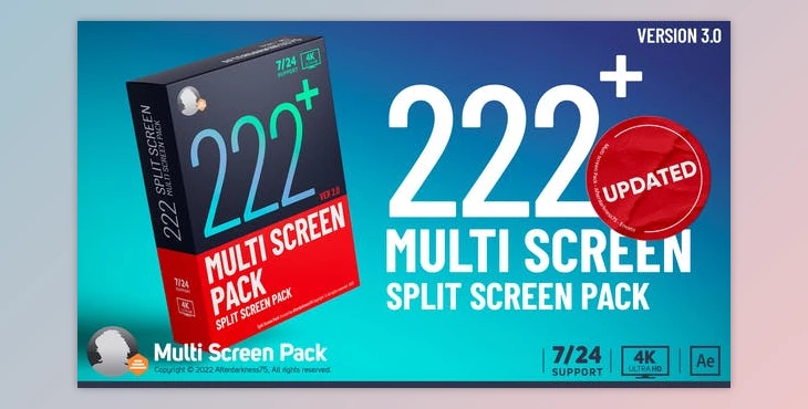 Download Multi Screen Pack V3 (Videohive 30408343) - AE Project