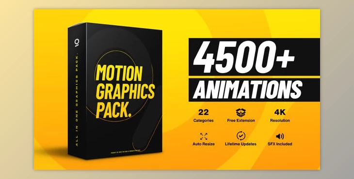 Download Videohive 4500+ Graphics Pack V5