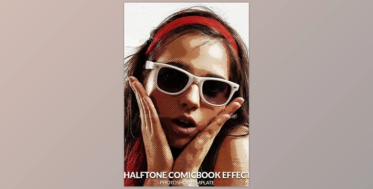 Download Halftone Comcbook Photo Effect Template GraphicRiver-30408933 (PSD, JPG)