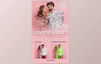 Download Loving Heart Dispersion <span class='badge badge-warning'>Photoshop</span> <span class='badge badge-warning'>Action</span> GraphicRiver-30404701 (ABR, ATN)
