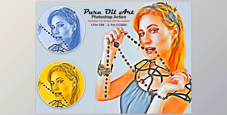 Download Pure Oil Art Photoshop Action CreativeMarket-5323610 (ATN)